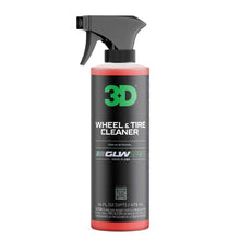 Load image into Gallery viewer, 3D Wheel and Tire Cleaner, GLW Series | Ultimate Deep Clean | All-in-One Wheel &amp; Tire Cleaner Removes Dirt, Grime, Brake Dust, Tire Browning | Safe on All Wheels | DIY Car Detailing | 16 oz