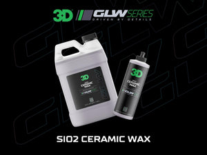 3D SiO2 Ceramic Wax, GLW Series | Ultra-Slick Gloss Finish on Paint | Hyper Hydrophobic | Protection | DIY Car Detailing | Easy Application | 16 oz