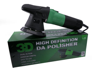 3D L-35 | High Definition Dual Action (DA) Polisher For 5.5" or 6.5" Foam Pads