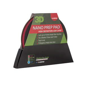 3D G-09PAD | 6” NANO Prep Detailing Clay Pad