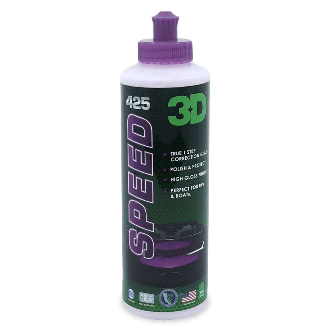 3D 425 | SPEED - All-in-One Scratch Remover, Swirl Correction, Polish & Wax Protection