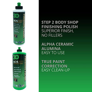 8oz 3D ACA 500+520 Kit - X-Tra Cut Rubbing Compound & Finishing Polish