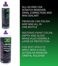 Load image into Gallery viewer, 32oz 3D ONE &amp; SPEED Combo-Rubbing Compound-Polish-All In One Kit
