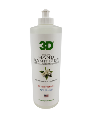 3D 923 | Organic Hand Sanitizer Gel - Jasmine Scent