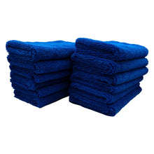 Load image into Gallery viewer, 3D G-41DB | Blue Microfiber Towels - 16&quot;x16&quot; 400gsm Edgeless