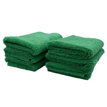 Load image into Gallery viewer, 3D G-41G | Green Microfiber Towels - 16&quot;x16&quot; 400gsm Edgeless