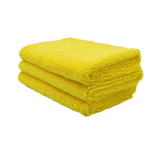 Load image into Gallery viewer, 3D G-41Y | Yellow Microfiber Towels - 16&quot;x16&quot; 400gsm Edgeless