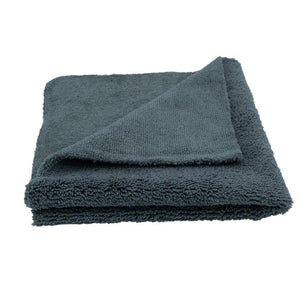 3D G-41GRY | Gray Microfiber Towels - 16"x16" 400gsm Edgeless