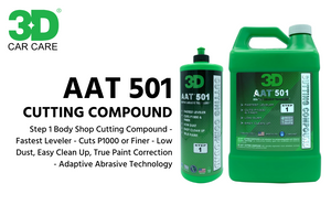 3D AAT 501+502 Combo 8oz Kit Perfect 2-Step Cut+Finish Polish