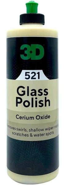 NEW 3D 521 | Glass Polish 16oz - Cerium Oxide Polish